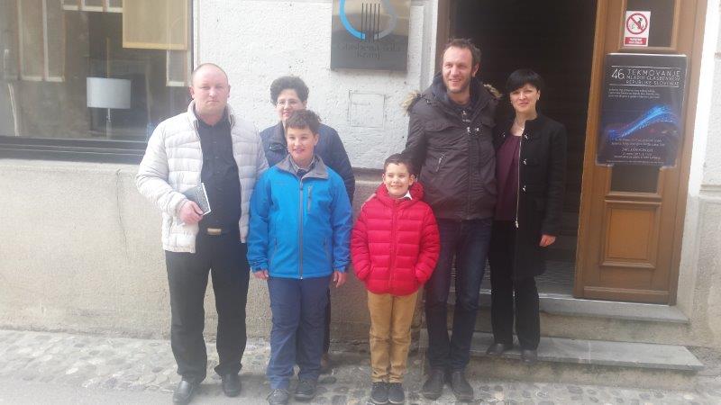 Filip in Mihel odlična na državnem tekmovanju v Kranju 