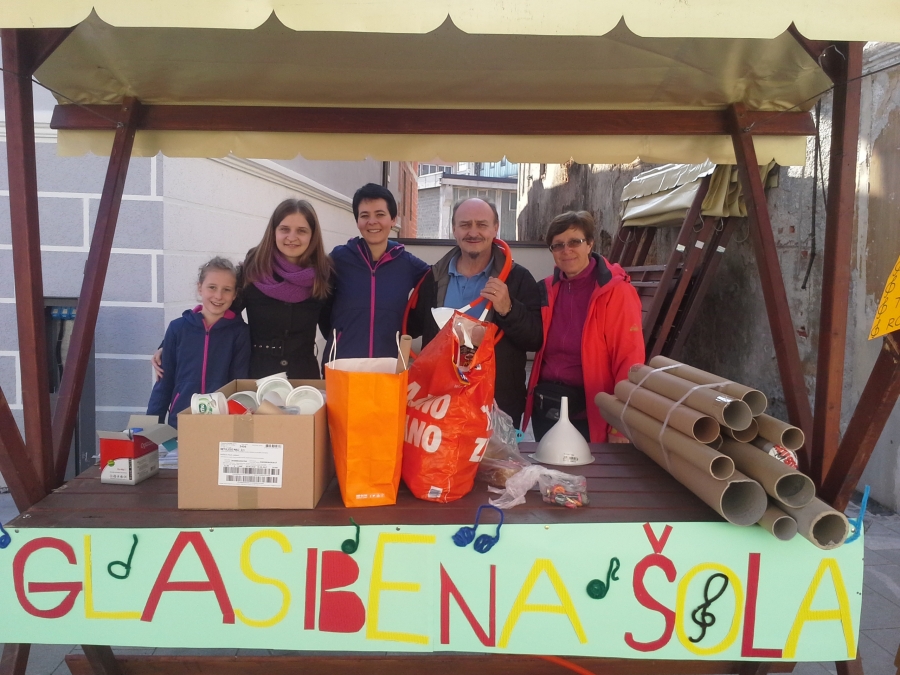 Izdelovanje instrumentov iz odpadne embalaže