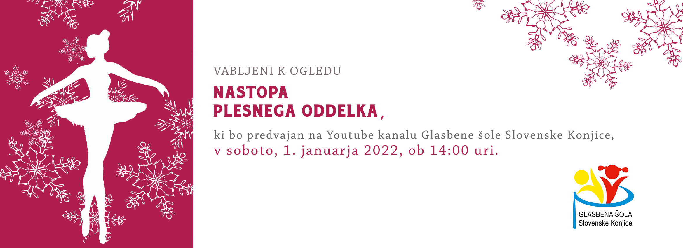 Nastop plesnega oddelka Glasbene šole Slovenske Konjice