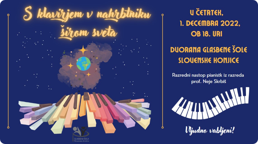 S klavirjem v nahrbtniku širom sveta