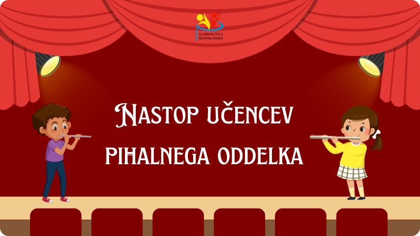 Nastop učencev pihalnega oddelka