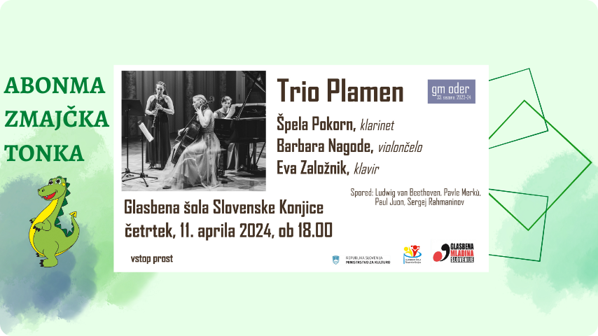 Koncert v okviru Zmajčkovega abonmaja