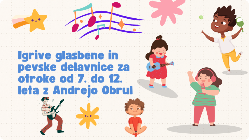 Igrive glasbene in pevske delavnice