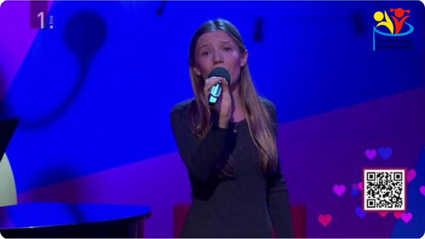 Neža Levart v oddaji Krompir na RTV Slovenija