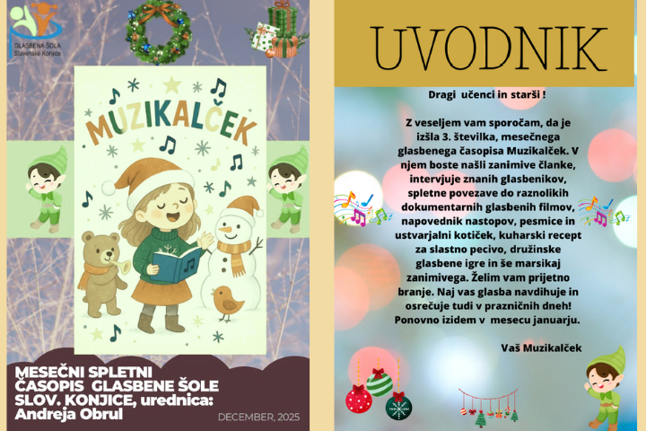 Muzikalček december 2025
