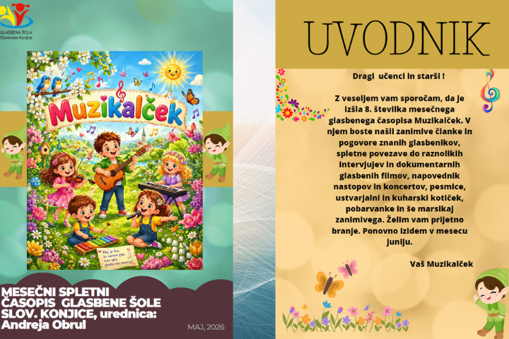 Muzikalček maj 2026