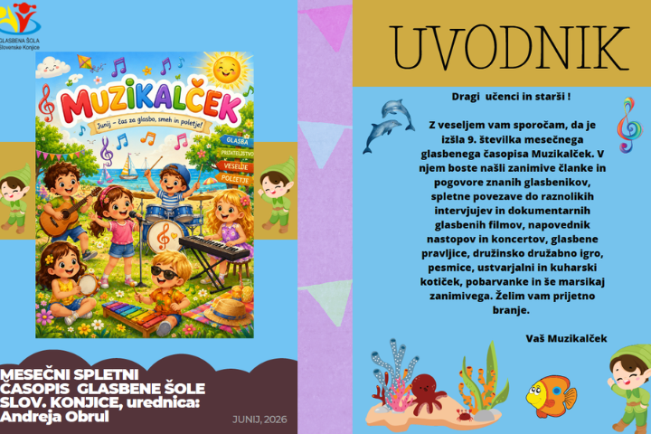 Muzikalček junij 2026
