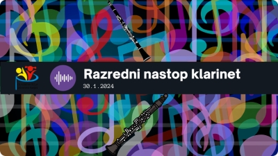 Razredni nastop klarinet