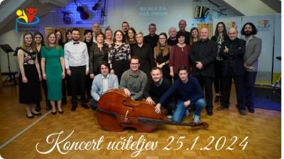 Koncert učiteljev napolnil dvorano