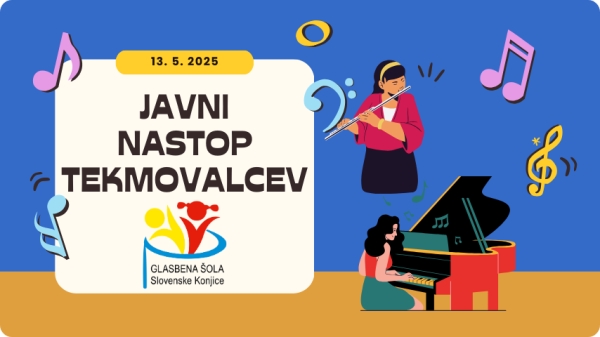 Javni nastop tekmovalcev