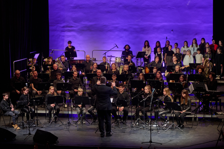 Božično novoletni koncert orkestrov, komornih skupin, pevskega zbora in solistov