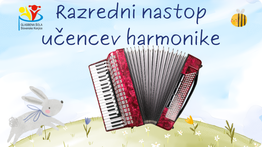Razredni nastop učencev harmonike