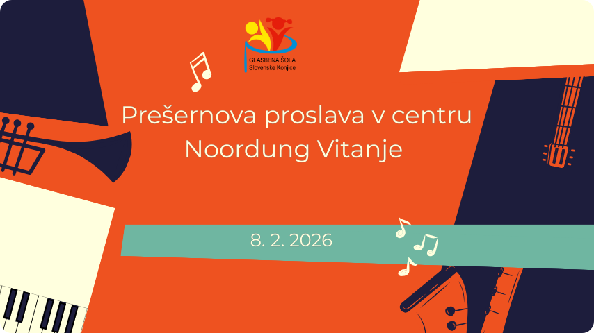 Nastop naših učencev na Prešernovi proslavi v Centru Noordung