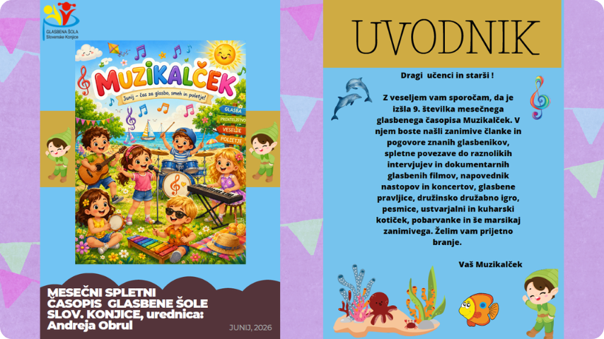 Muzikalček junij 2026