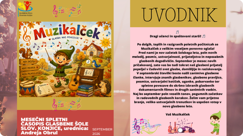 Muzikalček september 2026