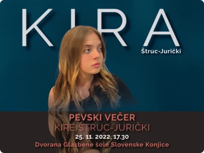 Pevski večer Kire Štruc-Jurički