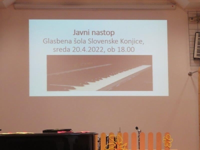 Pomladni javni nastop